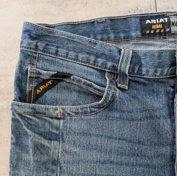 Ariat Rebar M4 Relaxed Boot Women's Jeans Size 35/32 - Picture 4 of 14